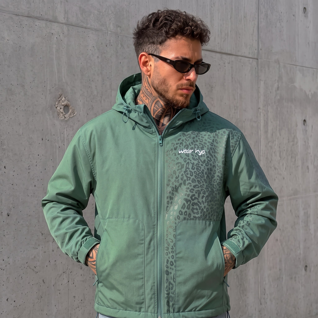 Veste de Pluie Réactive à l'Eau - Verte